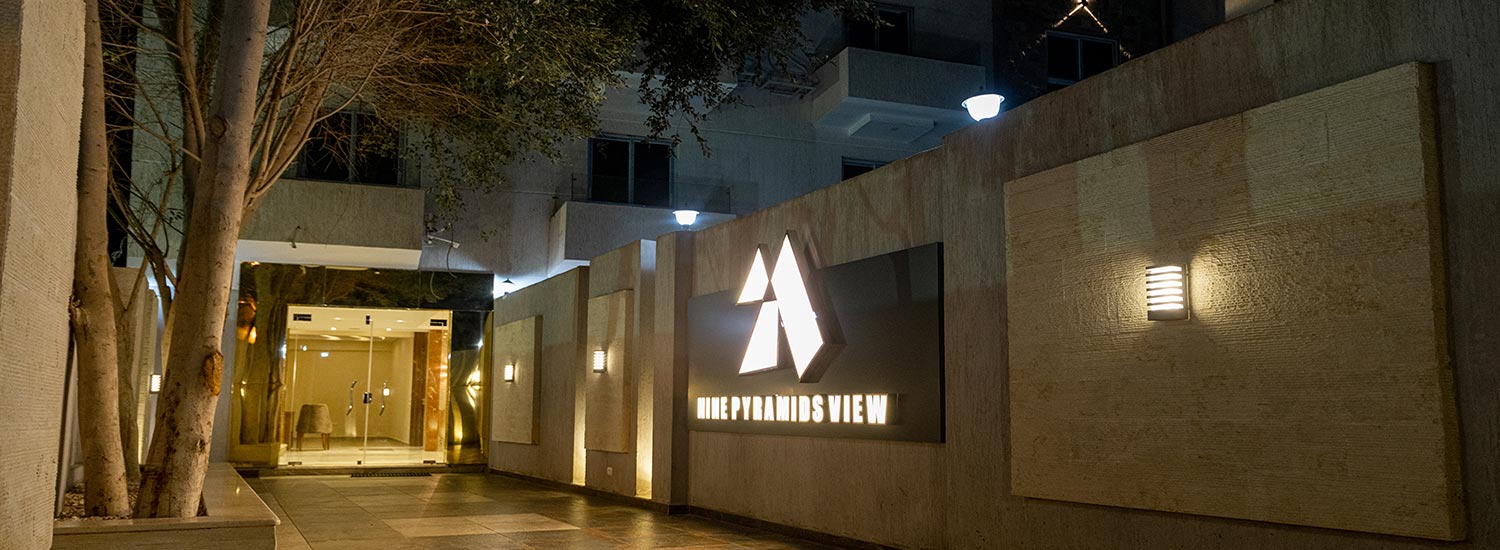 Nine pyramids view Entrance